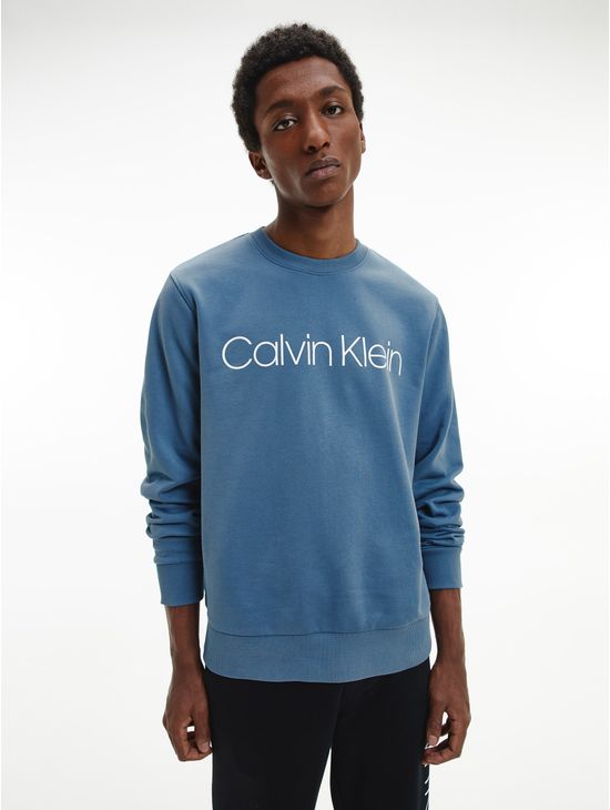 Sudadera-de-algodon-organico-con-logo-Calvin-Klein