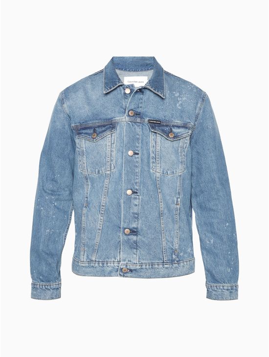 Cazadora vaquera larga de Abrigos y Chamarras para Hombre de Calvin Klein |  FASHIOLA.mx