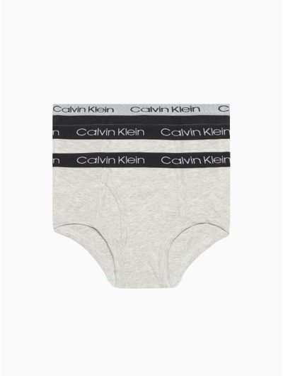 Pack-de-3-briefs-para-niño-Calvin-Klein