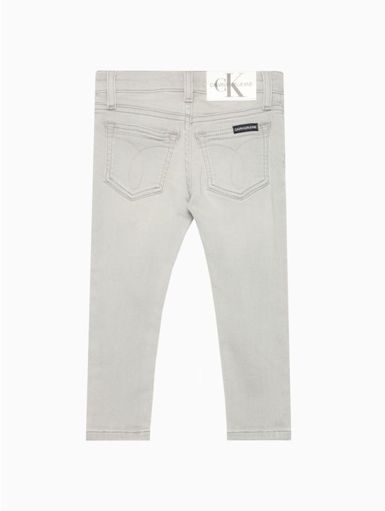Jeans-Skinny-Tobilleros-De-Denim-Elastico-Para-Niña-Calvin-Klein