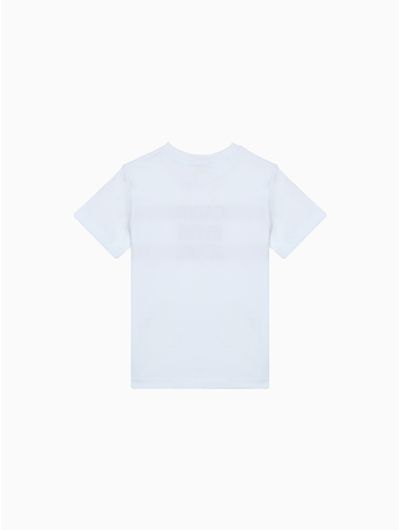 Playera-De-Algodon-Organico-Con-Logo-Para-Niño-Calvin-Klein