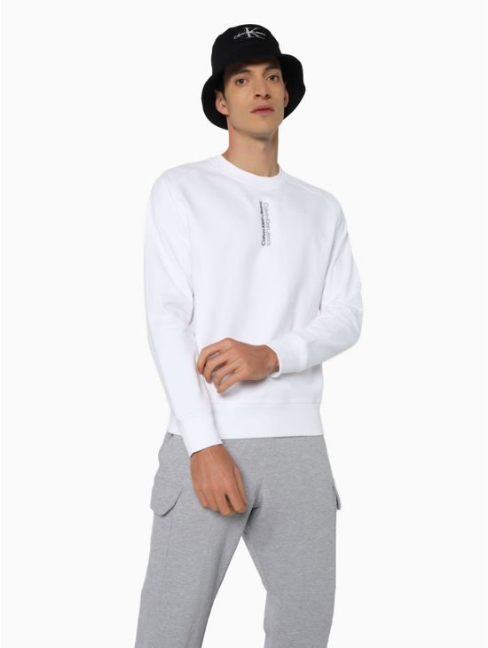 Sudadera-con-cuello-circular-y-logo-espejeado-Calvin-Klein