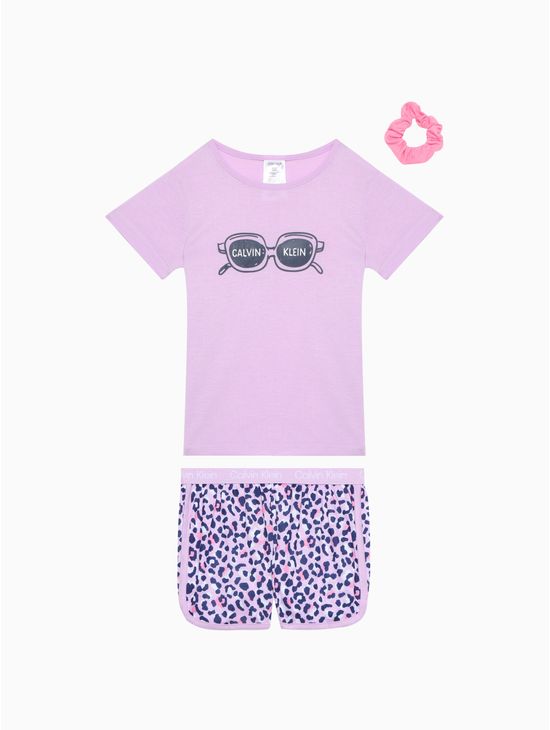 Set-de-Pijama-con-Short-para-Niña-CALVIN-KLEIN