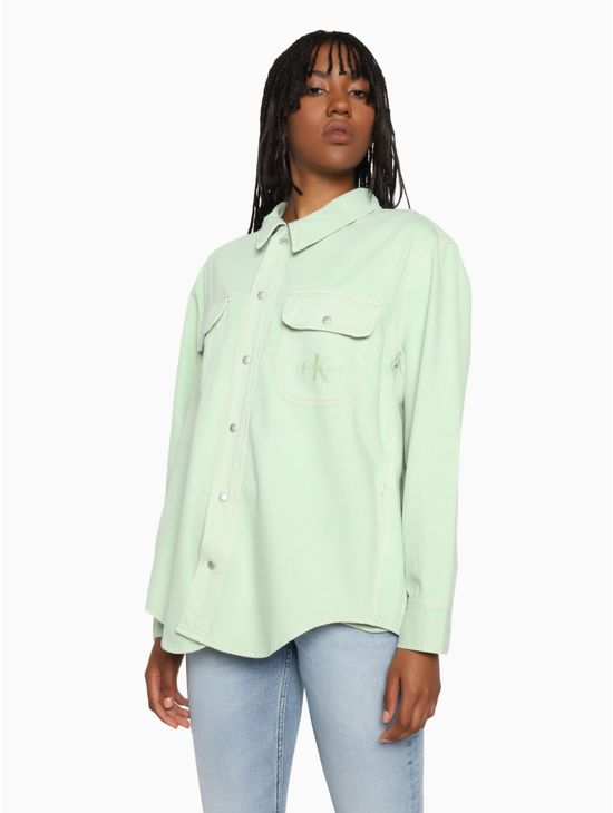 Chamara-para-camisa-de-denim-oversized---Calvin-Klein-Calvin-Klein