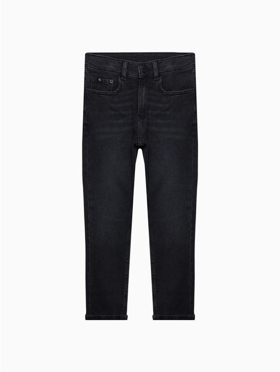 Jeans-Negros-Deslavados-para-Niño---Calvin-Klein