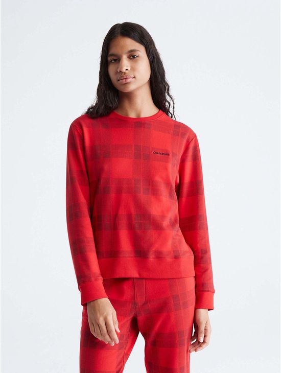 Underwear | Pijama Mujer Calvin Klein Sleepwear Rojo | Calvin Klein -  Tienda en Línea