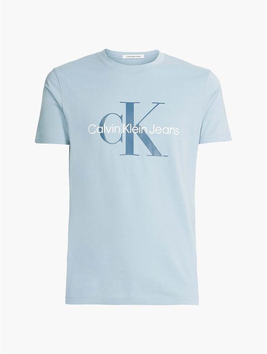 Camisa-Slim-De-Algodon-Organico-Con-Logo---Calvin-Klein