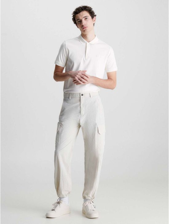 Polo-Calvin-Klein-de-Algodon-Hombre-Blanco-Calvin-Klein