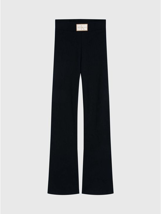 Pantalon-Calvin-Klein-Acampanado-Niña-Negro-Calvin-Klein