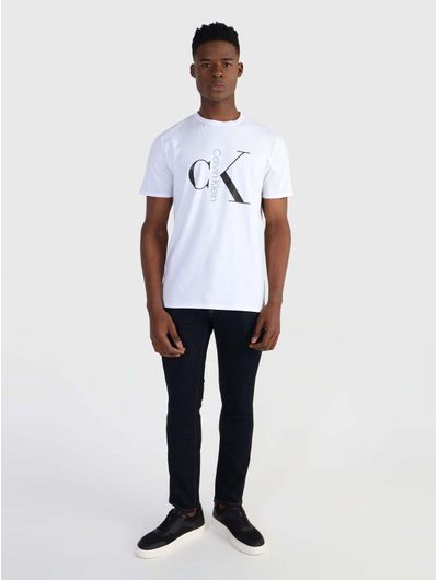 Playera calvin klein online blanca