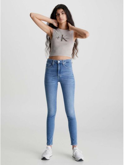 Jeans-Calvin-Klein-Skinny-High-Rise-Mujer-Azul