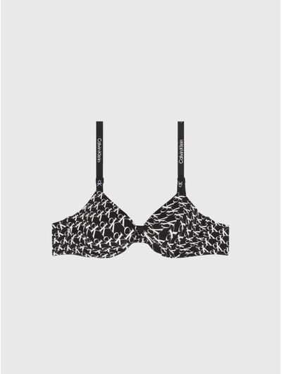 Brasier-Calvin-Klein-CK-1996-Lightly-Lined-Mujer-Negro