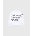 Sudadera-Calvin-Klein-Niño-Blanco