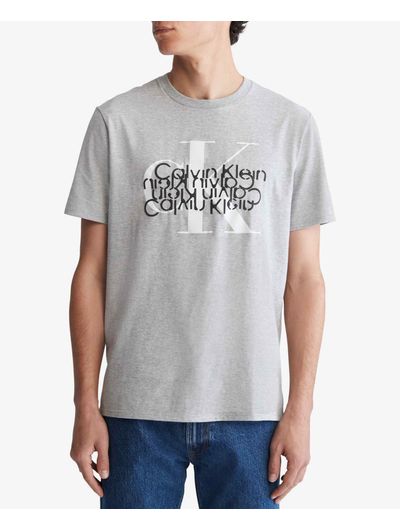 Playera calvin klein gris new arrivals