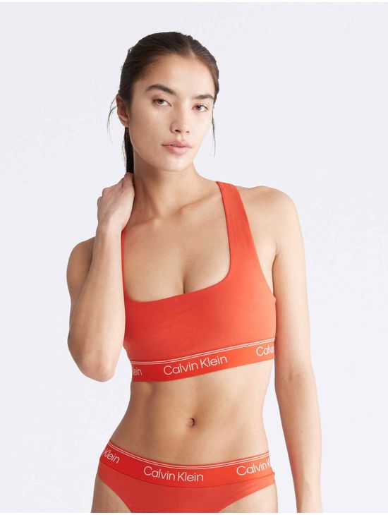 Naranja Mujer Tops Calvin Klein - Tienda en Línea