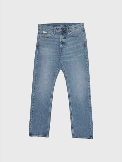 Jeans-Calvin-Klein-Slim-Straight-Hombre-Azul