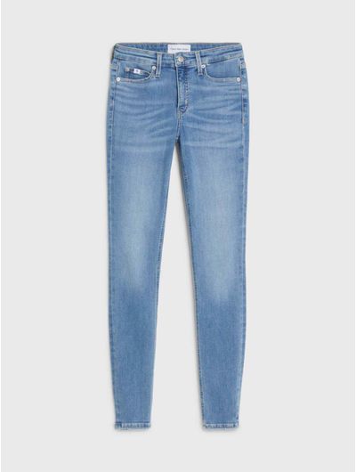 Jeans-Calvin-Klein-Skinny-Washed-Mujer-Azul