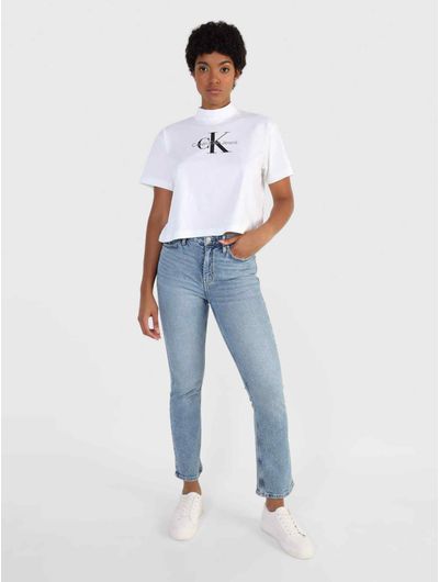 Jeans-Calvin-Klein-High-Rise-Bootcut-Mujer-Azul