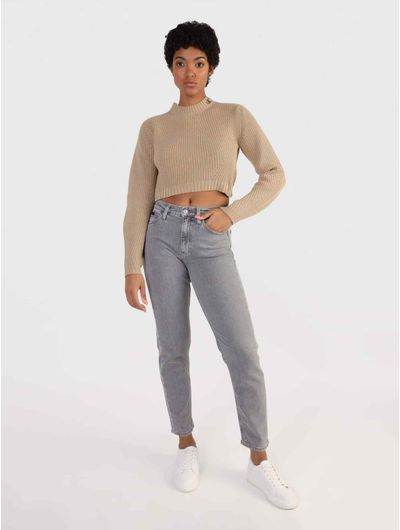 Sueter-Calvin-Klein-Mujer-Beige