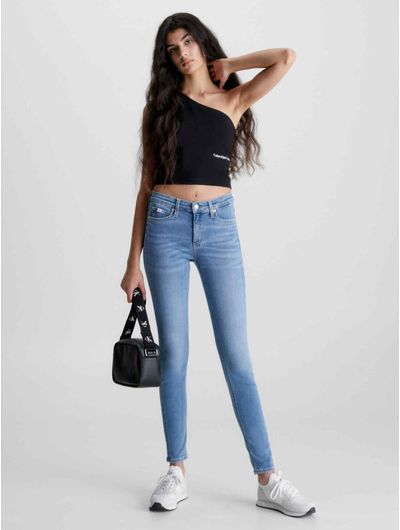 Jeans-Calvin-Klein-Skinny-Washed-Mujer-Azul