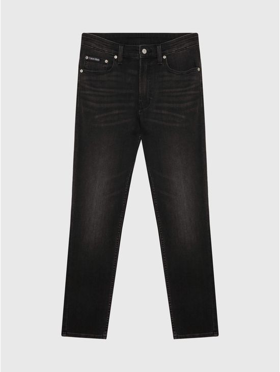 Jeans-Calvin-Klein-Slim-Fit-Washed-Hombre-Negro