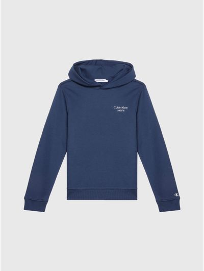 Sudadera-Calvin-Klein-con-Logo-Niño-Azul