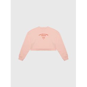 CALVIN KLEIN J20J220433VDR Sudaderas Manga larga Sin capucha Mujer Rosa