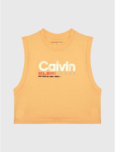 Playera-Calvin-Klein-Tank-Top-Mujer-Naranja