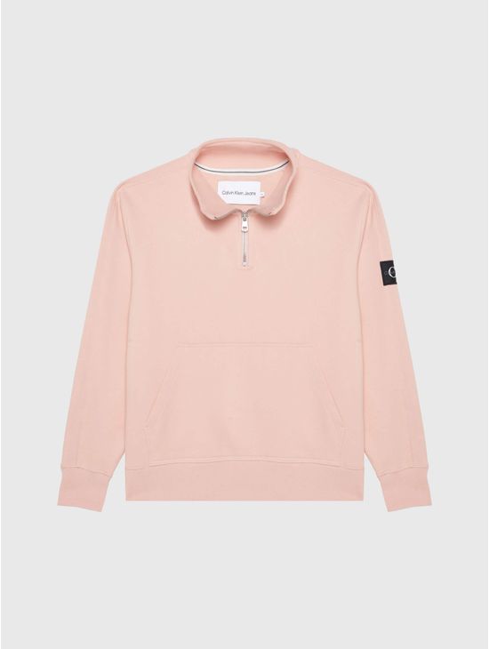 Sudadera-Calvin-Klein-Cuello-Alto-Hombre-Rosa