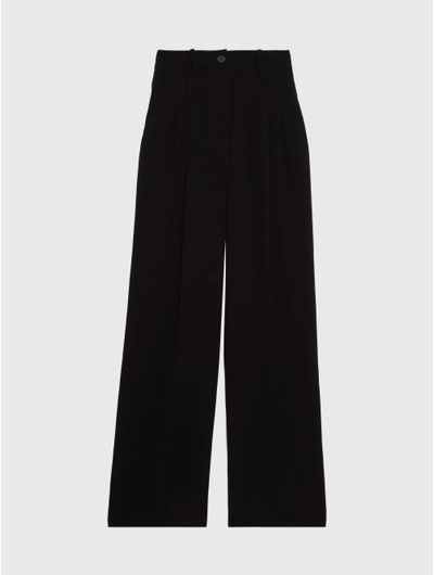 Pantalon-Calvin-Klein-Acampanado-Mujer-Negro