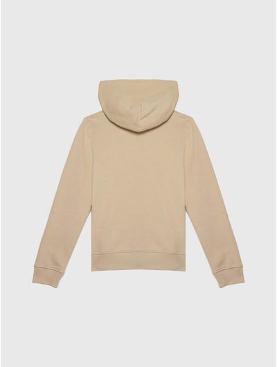 Sudadera-Calvin-Klein-con-Logo-Niño-Beige