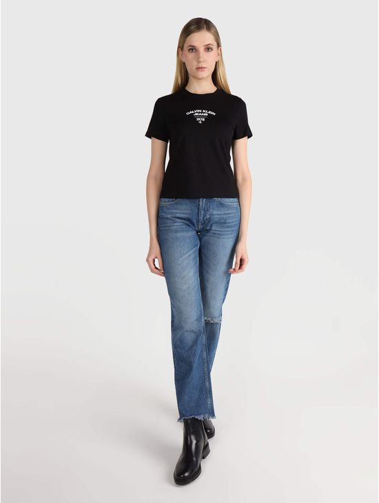 Playera-Calvin-Klein-Estampado-Mujer-Negro