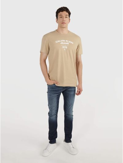 Playera-Calvin-Klein-con-Logo-Hombre-Beige