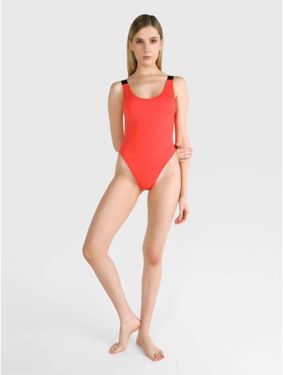 Traje-de-Baño-Calvin-Klein-Mujer-Naranja