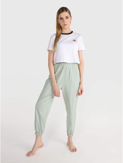 Pantalon-Calvin-Klein-de-Pijama-Mujer-Verde