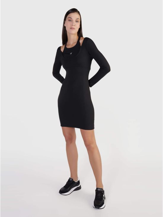 Vestido-Calvin-Klein-Mujer-Negro