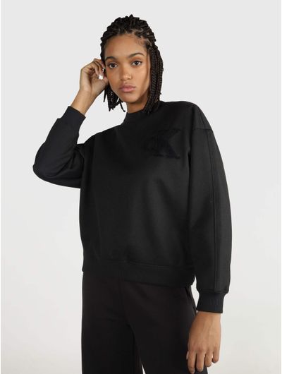 Sudadera-Calvin-Klein-Mujer-Negro