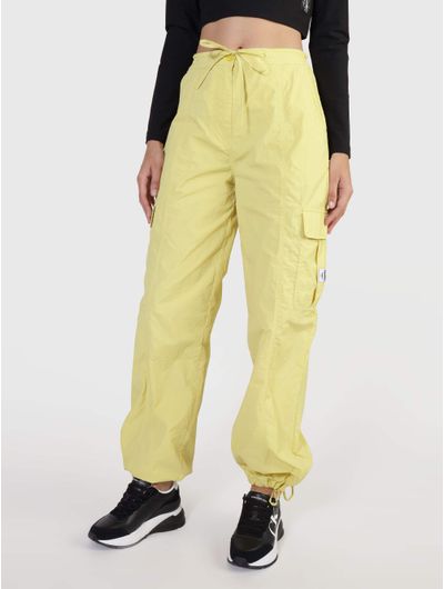 Pantalon-Calvin-Klein-Mujer-Amarillo