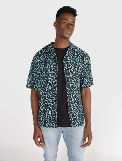 Camisa-Calvin-Klein-Hombre-Multicolor