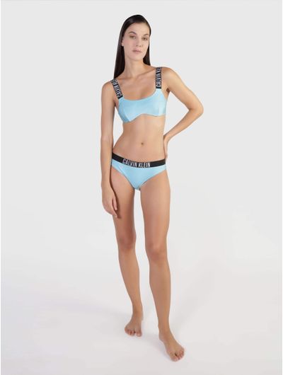 Parte-de-Arriba-de-Bikini-Calvin-Klein-Mujer-Azul