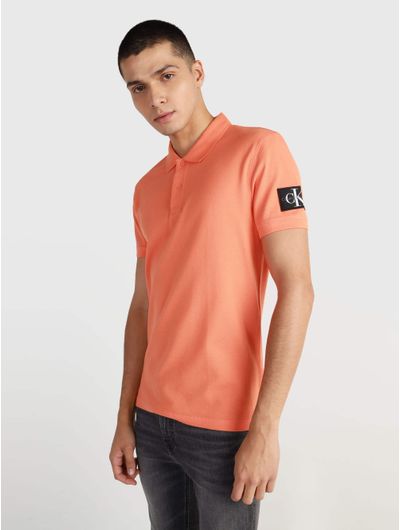 Polo-Calvin-Klein-Hombre-Naranja