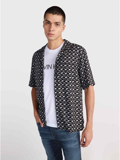 Camisa-Calvin-Klein-Hombre-Negro
