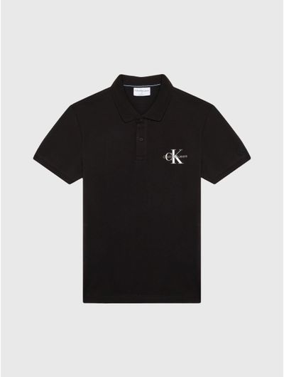 Polo-Calvin-Klein-Hombre-Negro