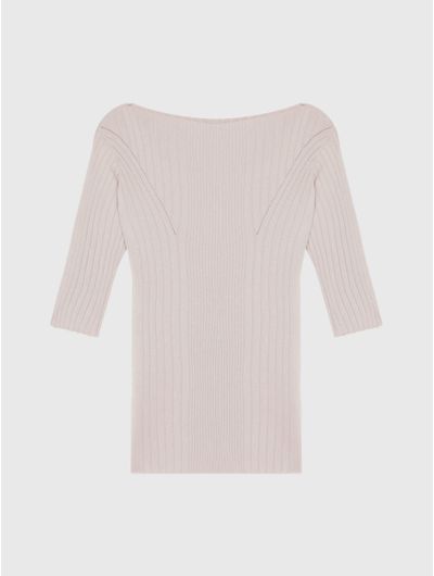 Playera-Calvin-Klein-Mujer-Beige