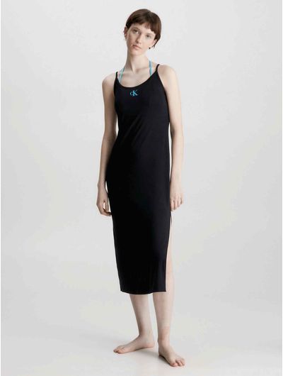Vestido-Calvin-Klein-Playero-Mujer-Negro
