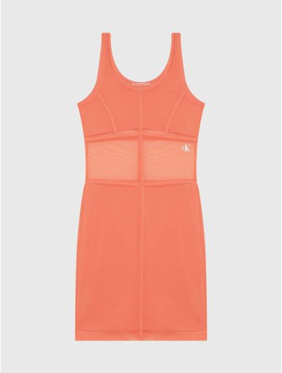 Vestido-Calvin-Klein-Mujer-Naranja