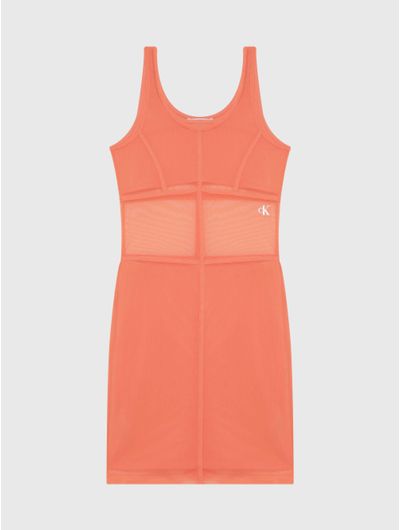 Vestido-Calvin-Klein-Mujer-Naranja