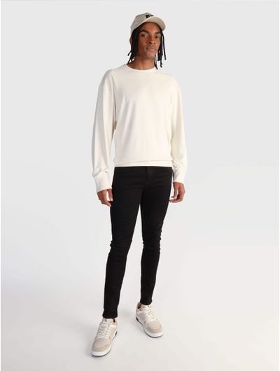 Sudadera-Calvin-Klein-Hombre-Beige
