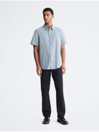 Camisa-Calvin-Klein-Jaspeado-Hombre-Azul