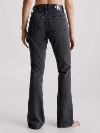Jeans-Calvin-Klein-Straight-Fit-Bootcut-Mujer-Gris
